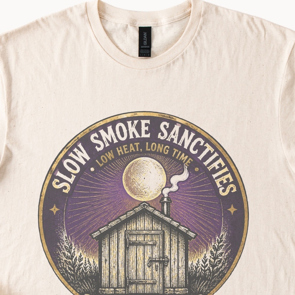 Rustic Cabin Moonlight Graphic Tee Vintage Inspired Design